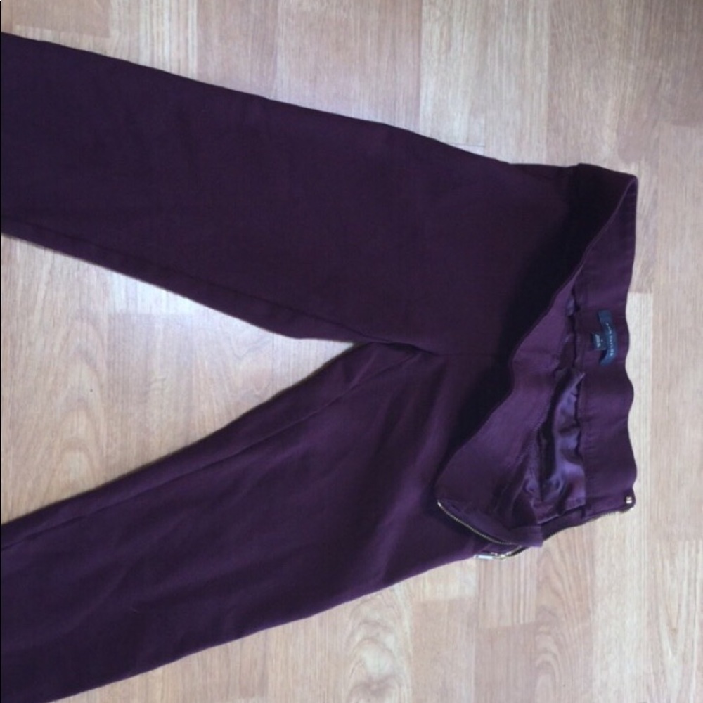 Ann Taylor Maroon Jeggings
